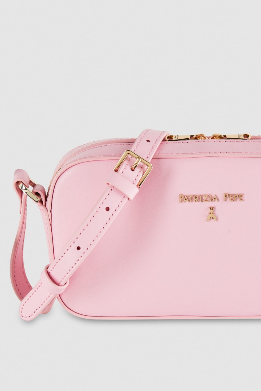 Patrizia Pepe Small Graphic Case Shoulder Bag Pinkki | OPD291857