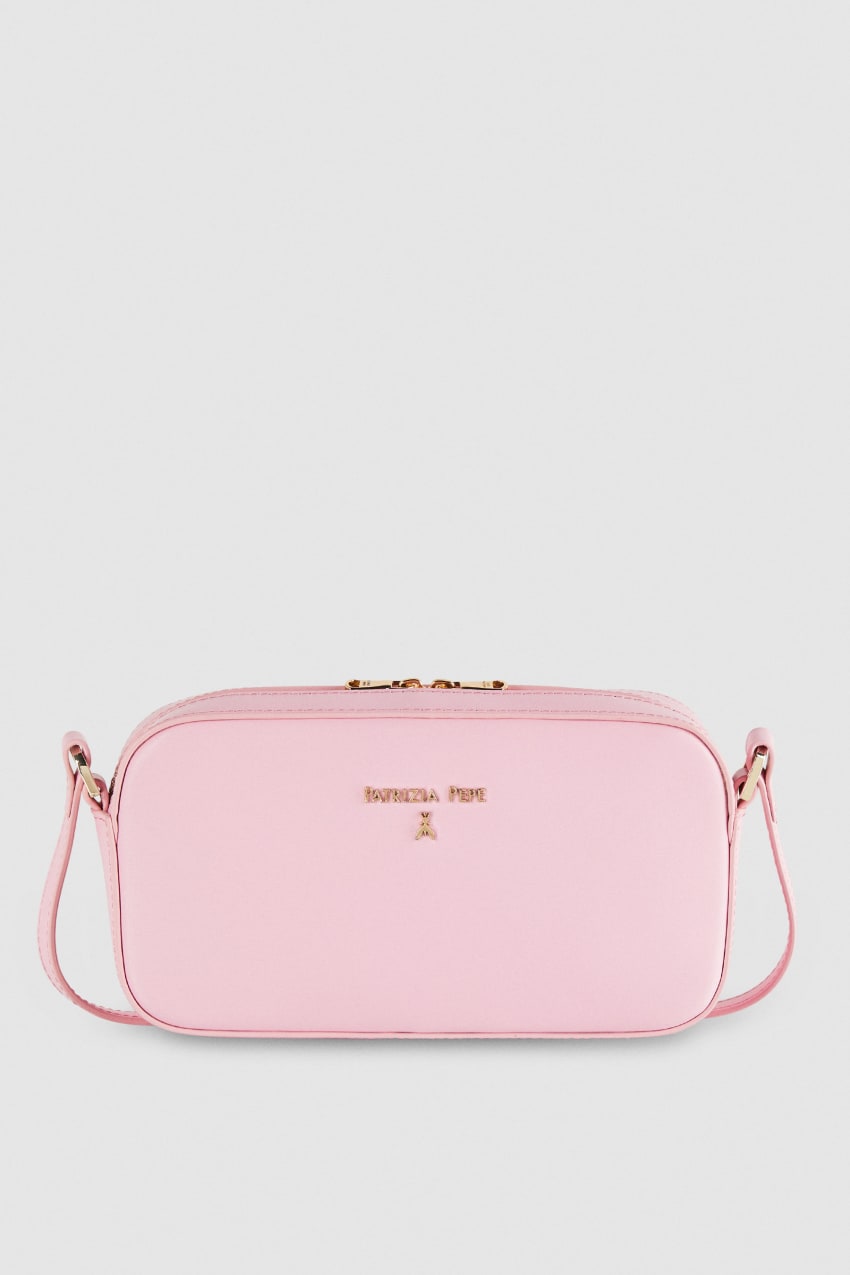 Patrizia Pepe Small Graphic Case Shoulder Bag Pinkki | OPD291857