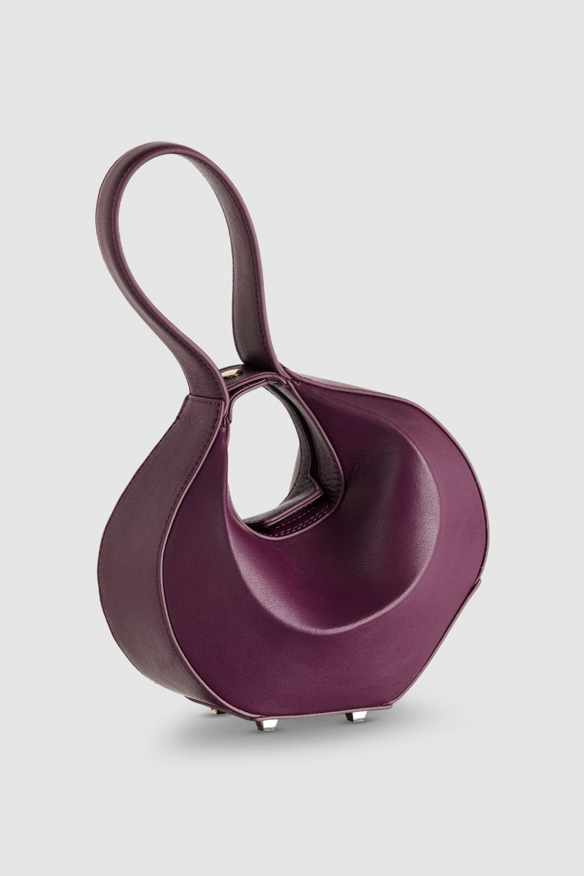 Patrizia Pepe Small Hobo Bangle Bag Violetit | WOU513920