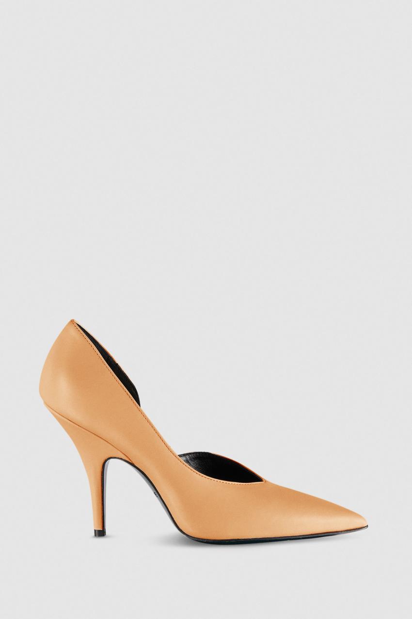 Patrizia Pepe Smooth Leather Pumps Beige | YTR068273