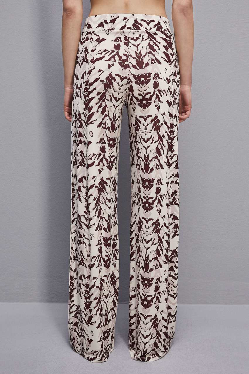 Patrizia Pepe Stretch Jersey Pants With Print Monivärinen | CLE951476