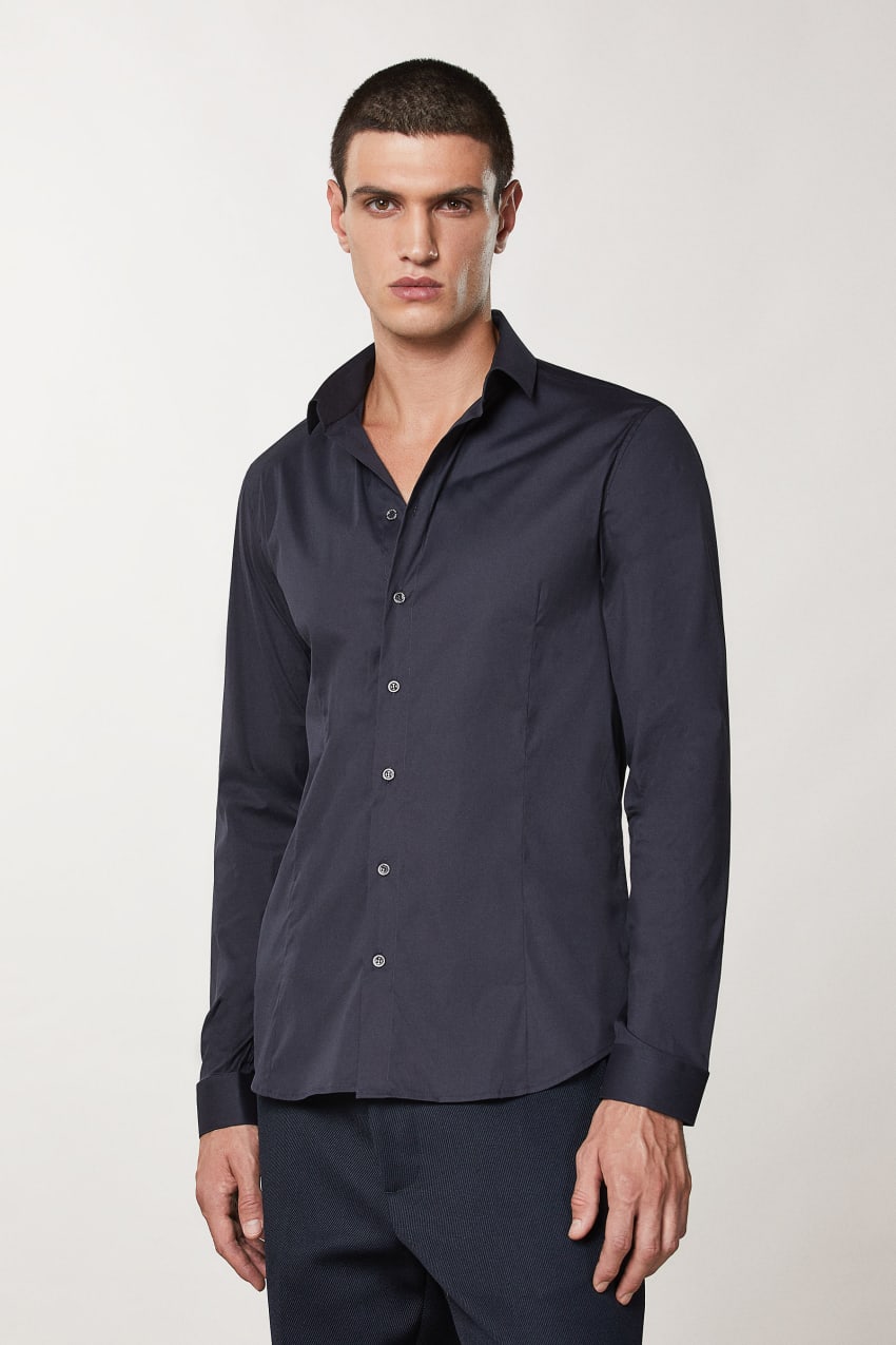 Patrizia Pepe Stretch Poplin Shirt Sininen | TGR765230