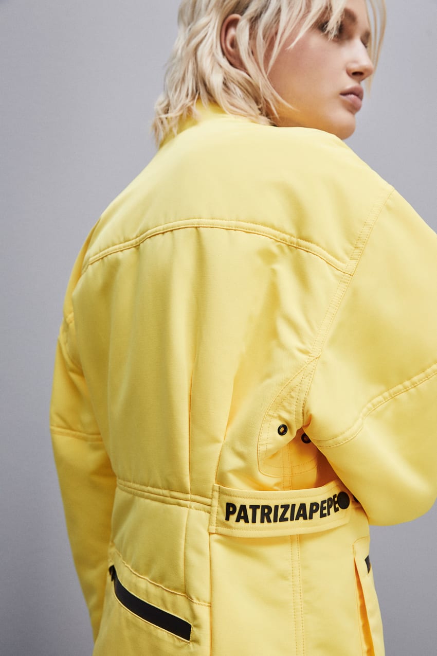 Patrizia Pepe Technical Nylon Over Jacket Keltainen | IQH723596