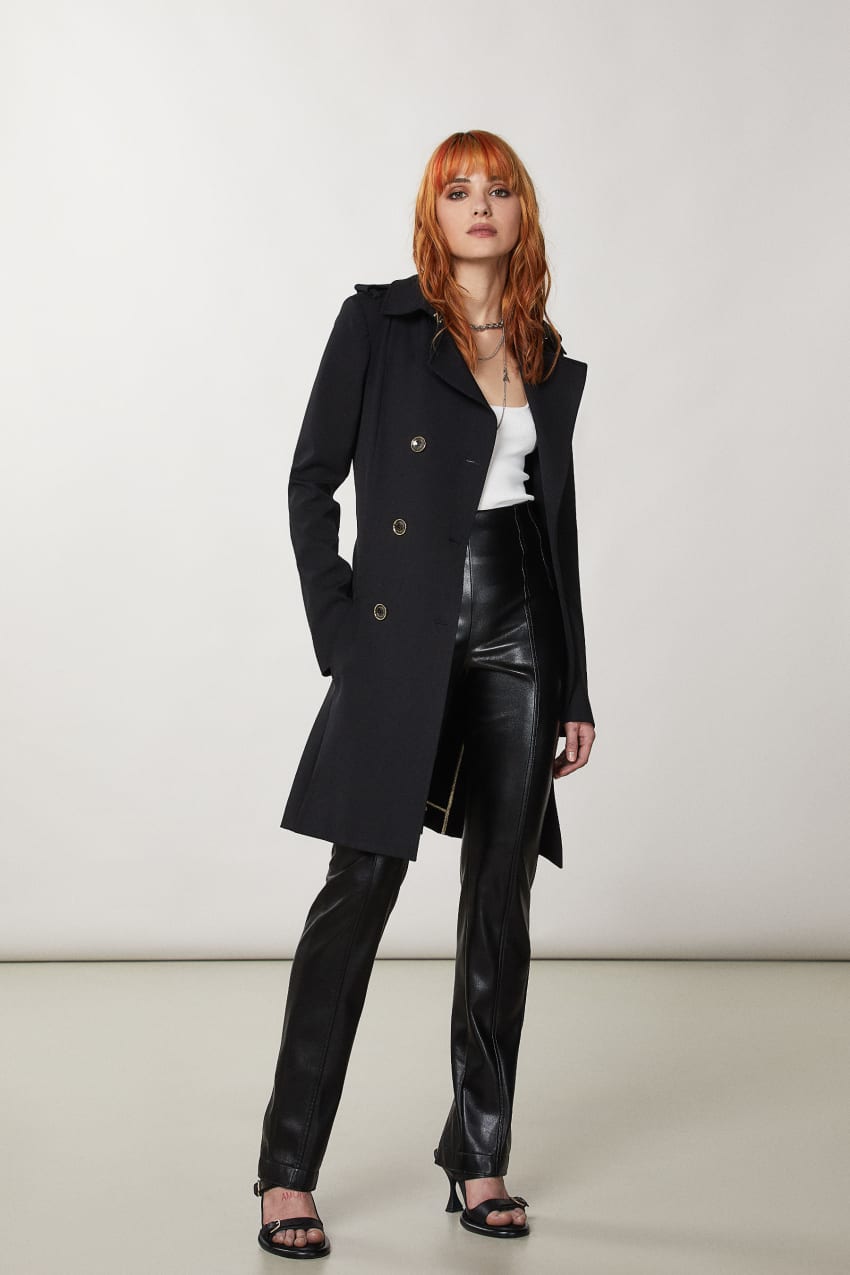 Patrizia Pepe Trench Mustat | IMS815247