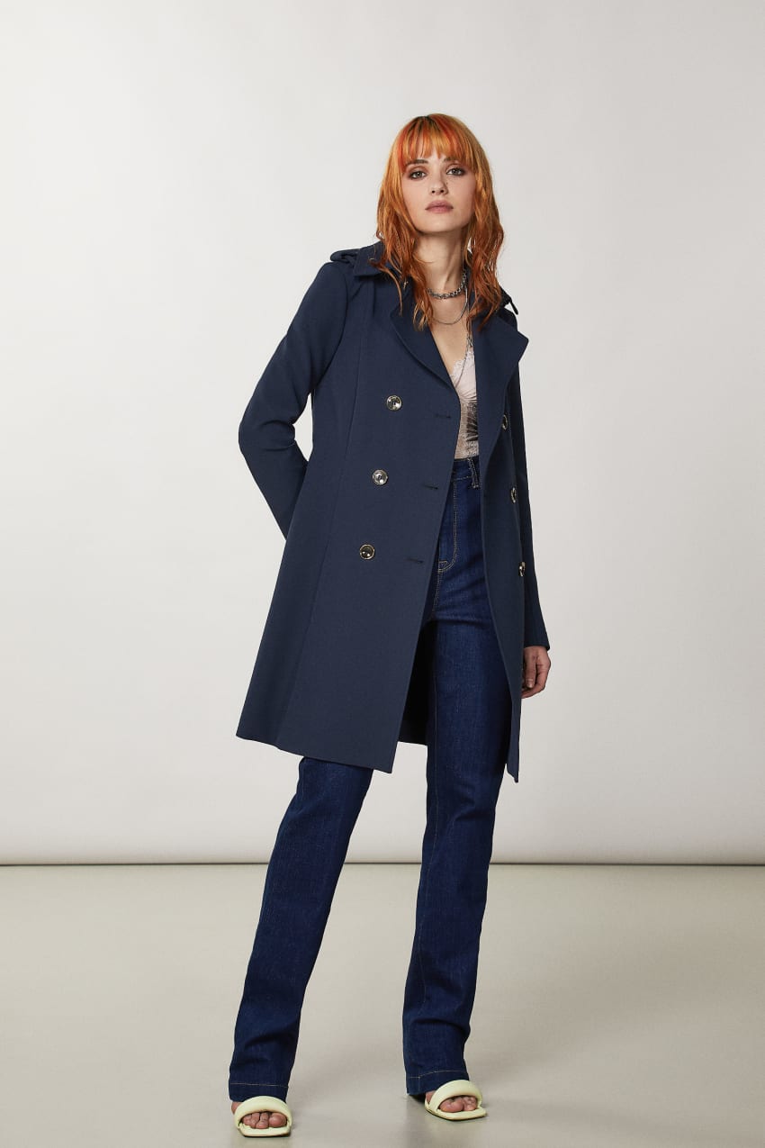 Patrizia Pepe Trench Sininen | FMP275896