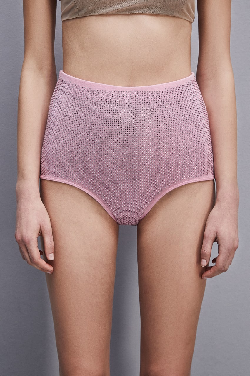 Patrizia Pepe Viscose Jersey Briefs Pinkki | KSJ361950